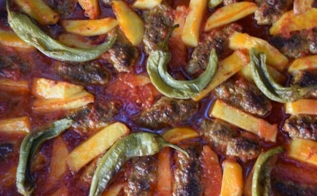 fırında köfte patates tarifi